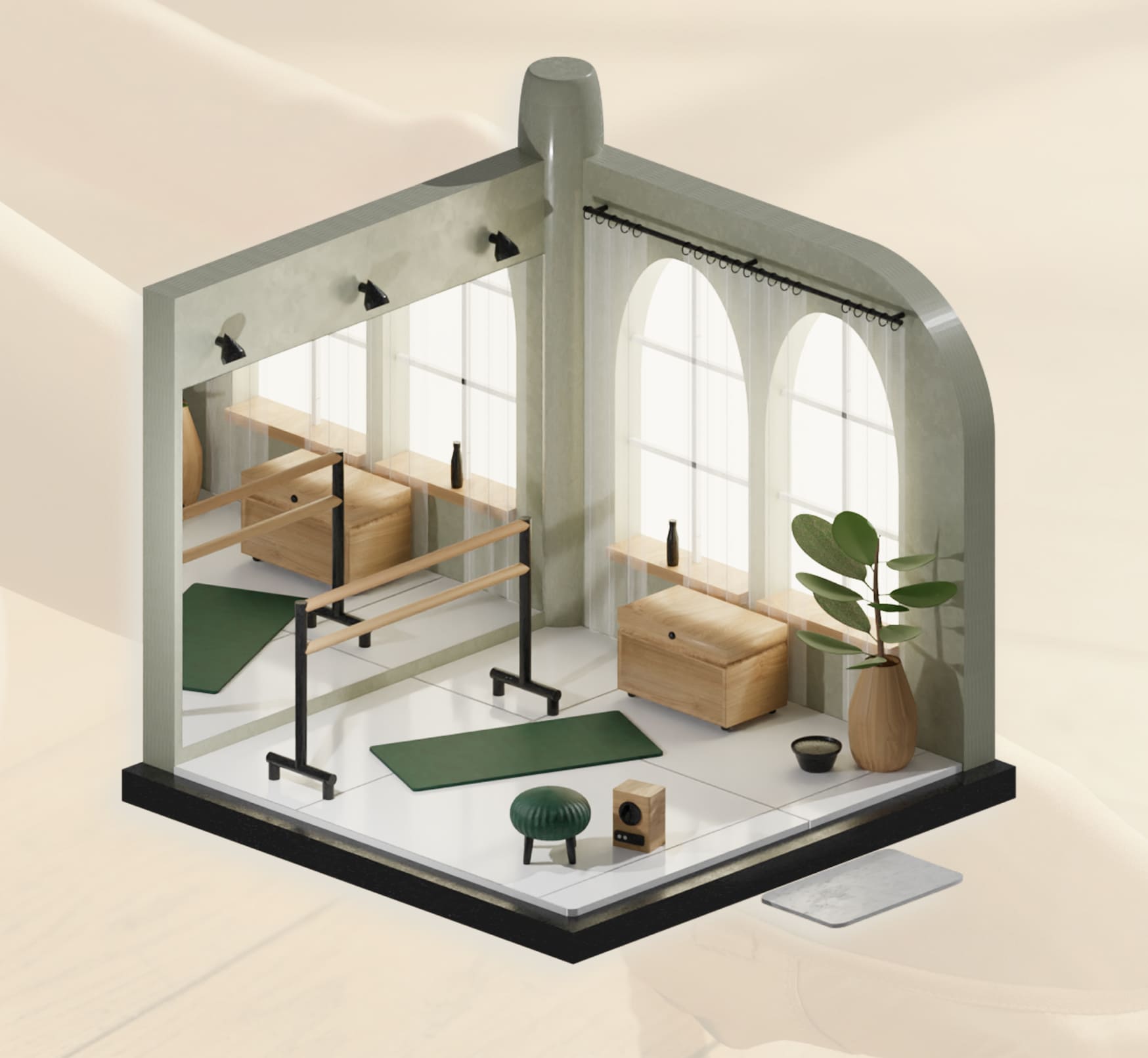 3D Room Illustration